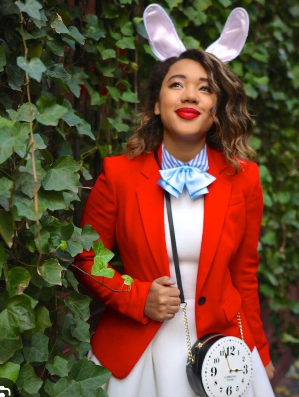 🎃White Rabbit | Alice In Wonderland Halloween Costume Inspiration | Red Blazer